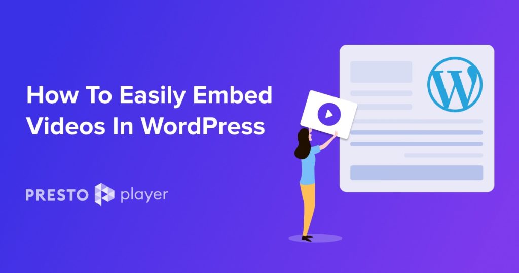 How to add video plugin in WordPress