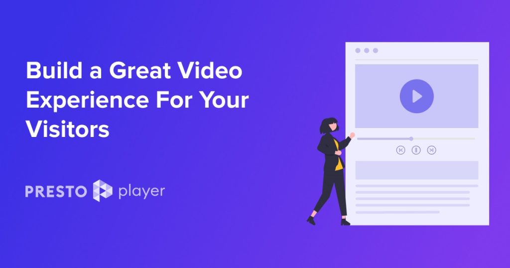 Feature image for blog on video experience for visitors