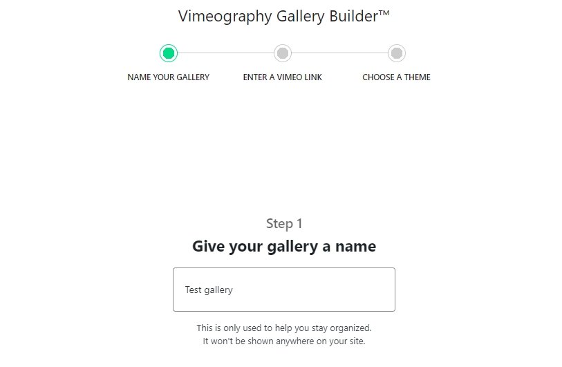 Using Vimeography